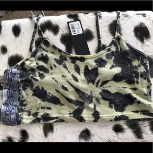 LF THE BRAND green XS bralette never worn